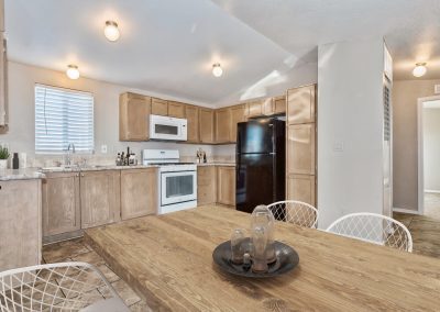 Model dining area