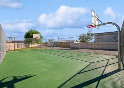 Community basketball court