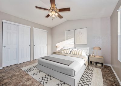 Model bedroom